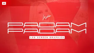 Kylie Minogue — Padam Padam (4K Background LED Screen Graphics)