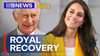 King Charles and Princess of Wales discharged from hospital | 9 News Australia