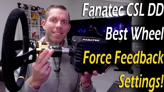 Fanatec CSL DD Best Wheel And Force Feedback Settings - Dirt Rally 2.0