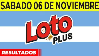 Resultados del sorteo Loto Plus del Sábado 6 de Noviembre del 2021