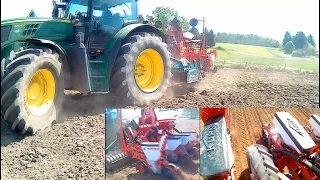 SEMIS DE MAÏS, KUHN PLANTER 3 & JD 6150R