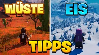 🏆SO *ÜBERLEBST* DU DAS WÜSTEN UND EIS BIOM IN LEGO FORTNITE 🏆(Tipps&Tricks)