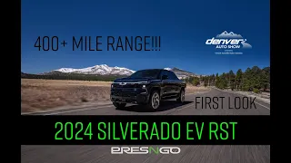 FIRST LOOK!! 2024 Chevy Silverado EV RST Denver Auto Show