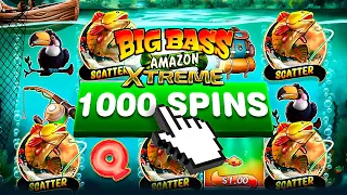 WE DID 1000 SPINS ON BIG BASS AMAZON EXTREME?!