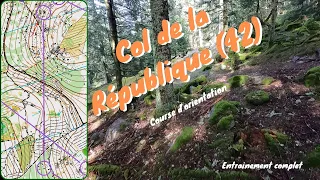 Course d'Orientation: NOSE Col de la République (Headcam Orienteering)