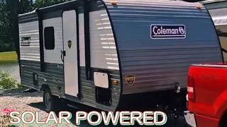 ADDING SOLAR ON THE COLEMAN 17B CAMPER. (on the way to off grid)