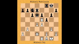 Mikhail Tal vs Mikhail Botvinnik | World Championship Match, 1960 #chess #chessgame