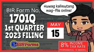 1701Q 1st Quarter 2023 Filing | Self-Employed 8% IT Rate