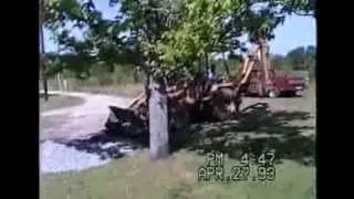 Dennis and My Daddy on a Backhoe