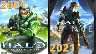 Halo Games Evolution 2001 - 2021