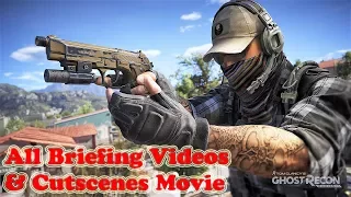 All Briefing Videos & All Cutscenes Movie Of Ghost Recon Wildlands (Game Movie) Full Story