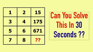 Hard Puzzle - Can You Find The Missing Number ?? || Interview Aptitude Math Puzzles