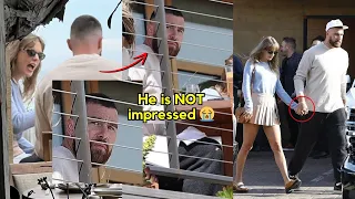 Tay was "yelling" at Trav?? Oh Travis Kelce being protective of Taylor Swift during lunch at  Nobu