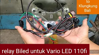 relay Biled untuk Vario LED 110fi non leveling sinar otomotif