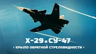Su-47 Berkut and Grumman X-29 — Forward-swept wing for Fighter Jet  / ENG Subs