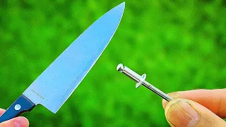 3 Amazing method to Sharpen a Knife like a razor sharp