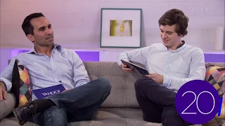 Nestor Carbonell and Freddie Highmore Play Yahoo Taboo