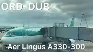 Trip Report chicago to dublin (Aer Lingus, Airbus A330-300) Economy class