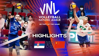 🇷🇸 SRB vs. 🇨🇳 CHN - Highlights Week 1 | Men's VNL 2023