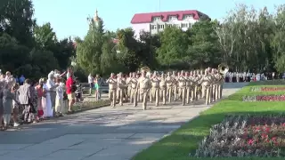 Військовий оркестр 8-го навчального центру. Марш-парад на відкритті фестивалю "Сурми України-2016"