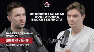 Индивидуальная подготовка баскетболистов. Дмитрий Иванов - тренер по баскетболу.