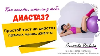 Тест на диастаз прямых мышц живота. Как понять есть ли у тебя диастаз?