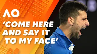 Novak Djokovic’s emotional OUTBURST at heckling fan: 2024 Australian Open | Wide World of Sports