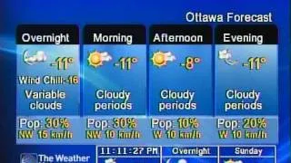 The Weather Network - Local Forecast - Saturday, January 7th, 2012