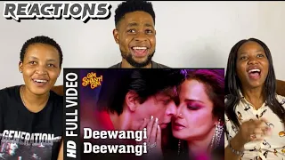 African Friends Reacts To Full Video: Deewangi Deewangi | Om Shanti Om |Shahrukh Khan | Vishal ..