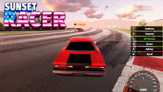 Sunset Racer New Racing Game 2023! Retro Cars!