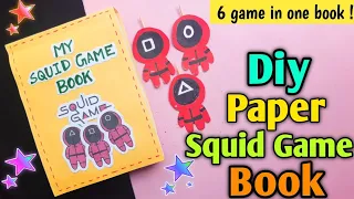 6 Squid Gaming Book Making / Diy Paper Squid Game Book / Squid Game Netflix / Paper Games /Game Book