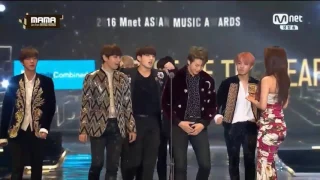 [ENG SUB] BTS 방탄소년단 MAMA 2016 Artist of The Year Daesang