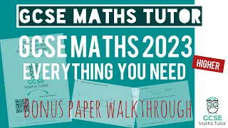 Every Topic You Need for Your GCSE Maths Exam | 19th May 2023 | Higher | TGMT
