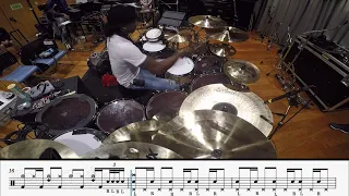 ReD Cam / Doom Dada Japan Drum Vid - Bennie [Ro] Rodgers II (Drum Transcription) (Drumsheet)