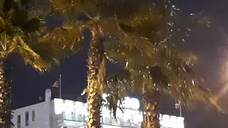 In Cannes, France At The Marina At Night -- Jan. 2020