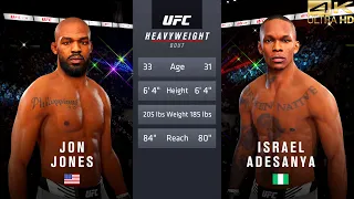 UFC 4 (PS5) Jon Jones vs. Israel Adesanya [4K ULTRA HD | GODLIKE QUALITY]