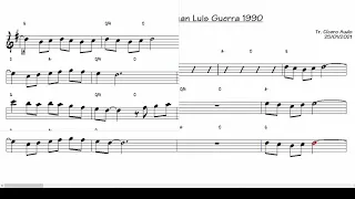 Burbujas de Amor - Juan Luis Guerra 1990 (Alto Sax Eb) [Sheet music]
