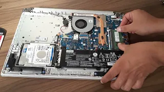 Upgrade Lenovo Ideapad 330 - Instalação de memória RAM, SSD Sata e caddy para HDD.