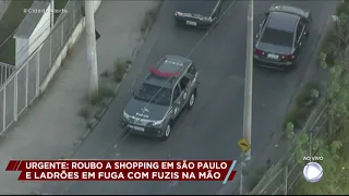 PM tenta capturar quadrilha que assaltou shopping na Grande São Paulo