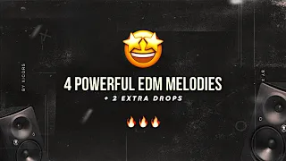 [FLP] 4 Powerful EDM Melodies (II) + 2 Extra Drops | Like W&W, Husman, SaberZ, STVW |