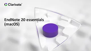 A class recording: EndNote 20 essentials [macOS]