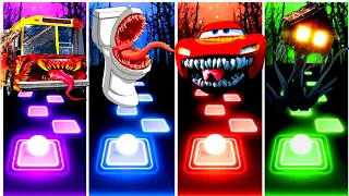 SKIBIDID TOILET 🆚 CAR EATER 🆚 EXTRA SLIDE 🆚 HOUSE HEAD 🆚 ODDBODS | Tiles Hop EDM Rush!