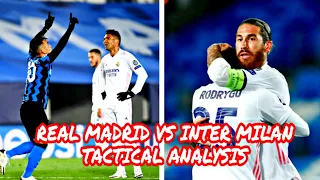 TACTICS USED BY ZIDANE TO OVERCOME INTER | REAL MADRID VS INTER MILAN TACTICAL ANALYSIS