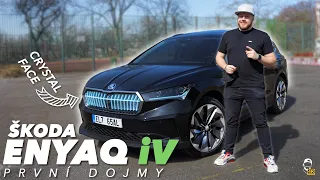 🚗 Elektrická ŠKODA ENYAQ iV 80: Jaké je první e-SUV od škodovky? [4K]