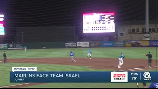 Team Israel opens World Baseball Classic exhibitions against Marlins