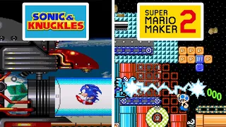 Sonic & Knuckles Boss Rush Remade in Super Mario Maker 2
