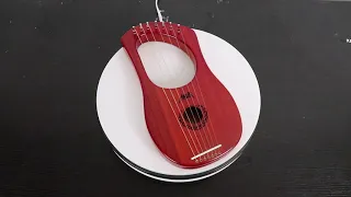 7 strings lyre harp