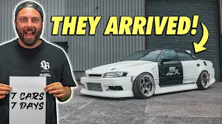 The 3 SECRET CARS we sent in a container from Japan…