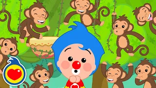 Oito Macaquinhos 🙉 🙈 🙊 | Música Infantil﻿ | Um Herói do Coração