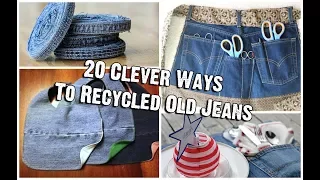 20 Clever Ways To Recycled Old Jeans